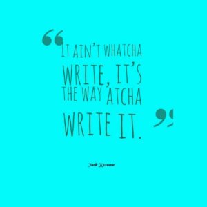Jack Kerouc - Writing quote