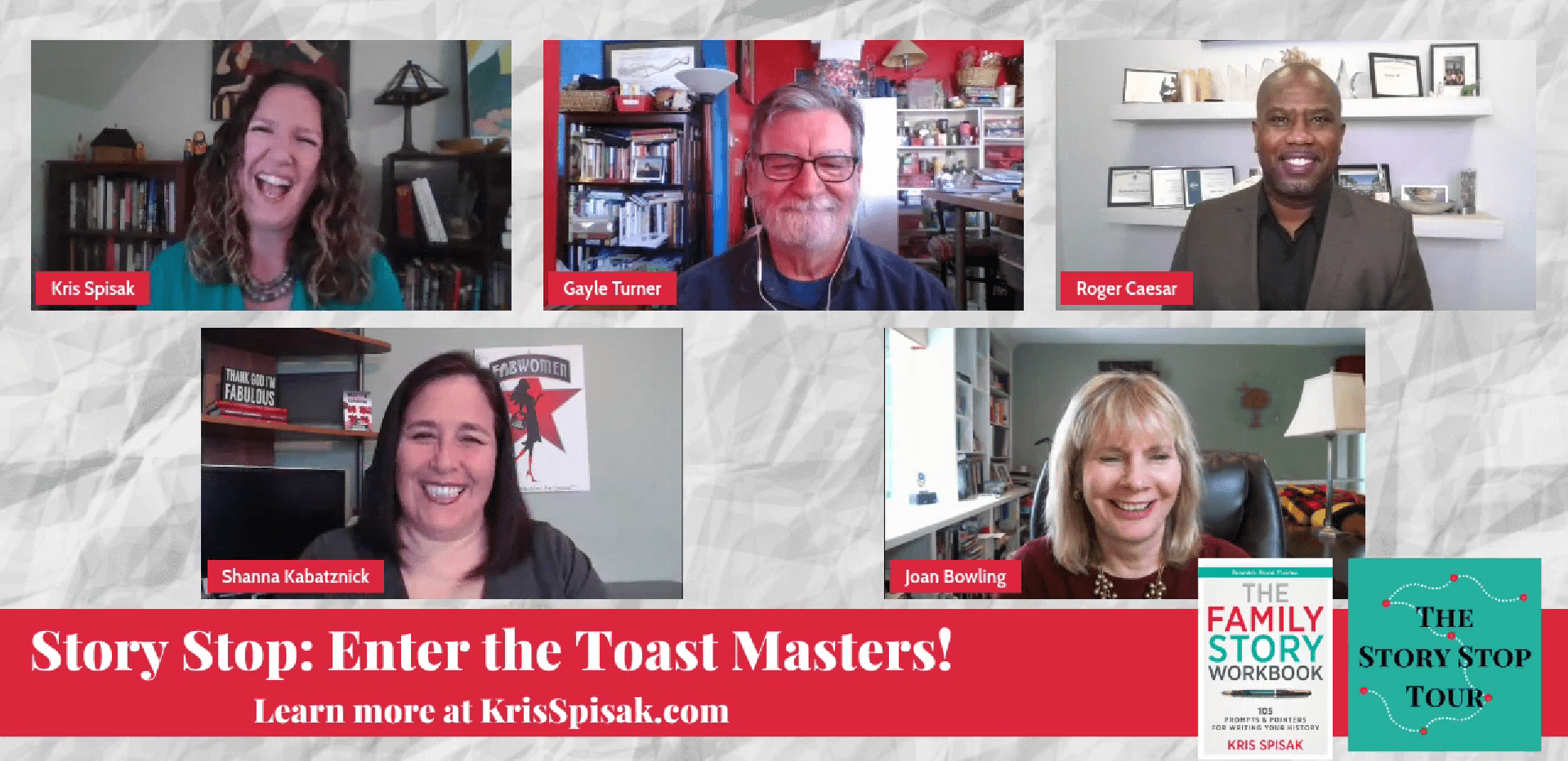 Story Stop - Enter the Toastmasters with Kris Spisak